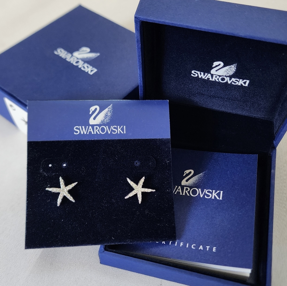 Swarovski Starfish Earrings